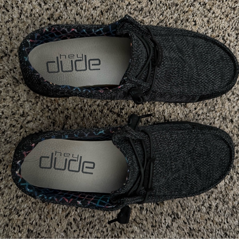 Hey Dude Women’s Charcoal Slip-On Loafers